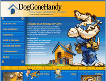 Tablet Screenshot of doggonehandy.com